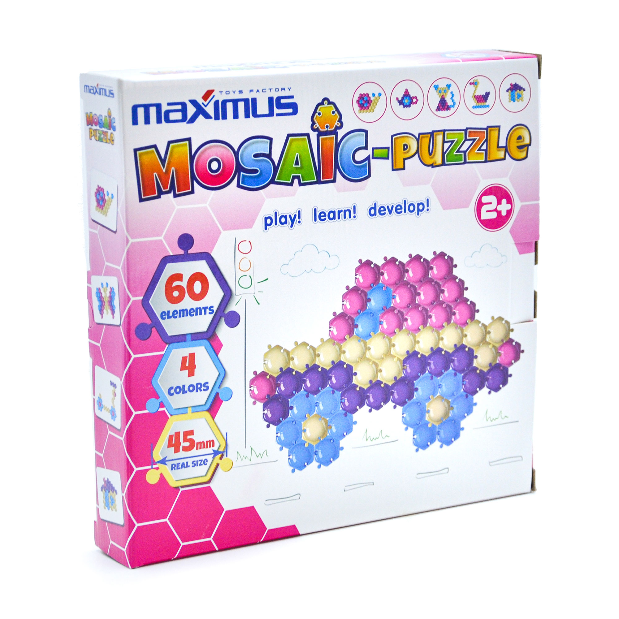 Мозаїка-пазл Maximus від 2 років, 60 елементів (9085)